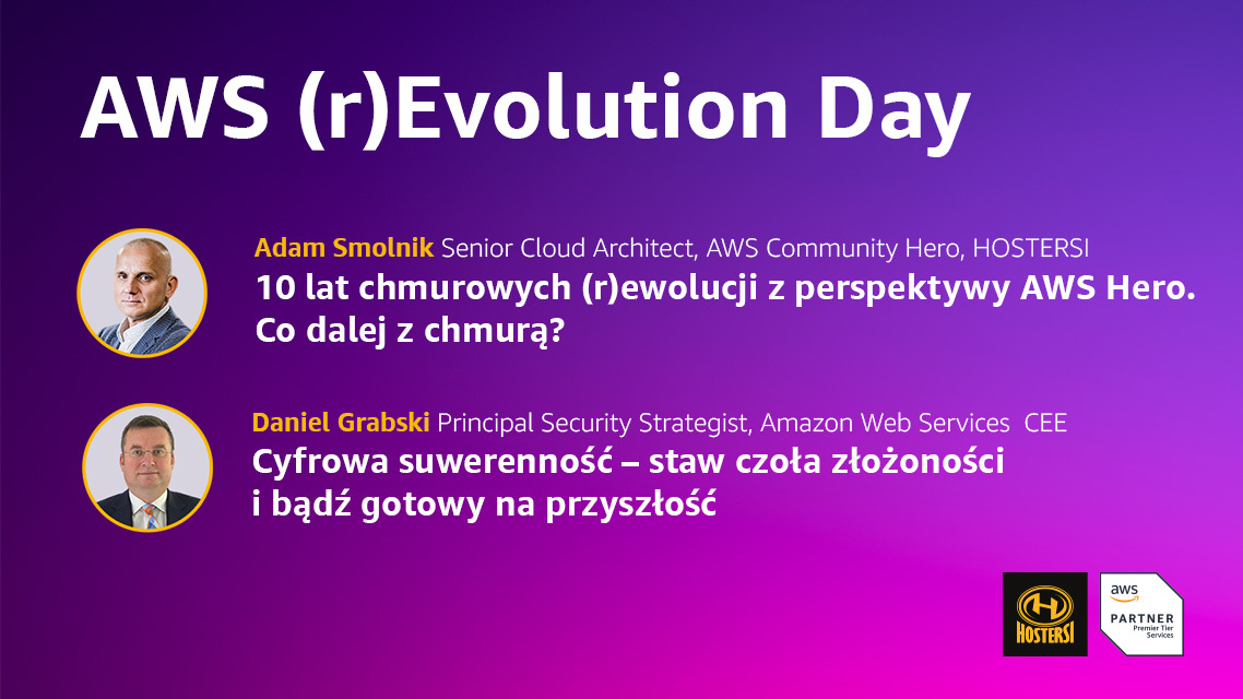Zapraszamy na 𝗔𝗪𝗦 (𝗿)𝗘𝘃𝗼𝗹𝘂𝘁𝗶𝗼𝗻 𝗗𝗮𝘆